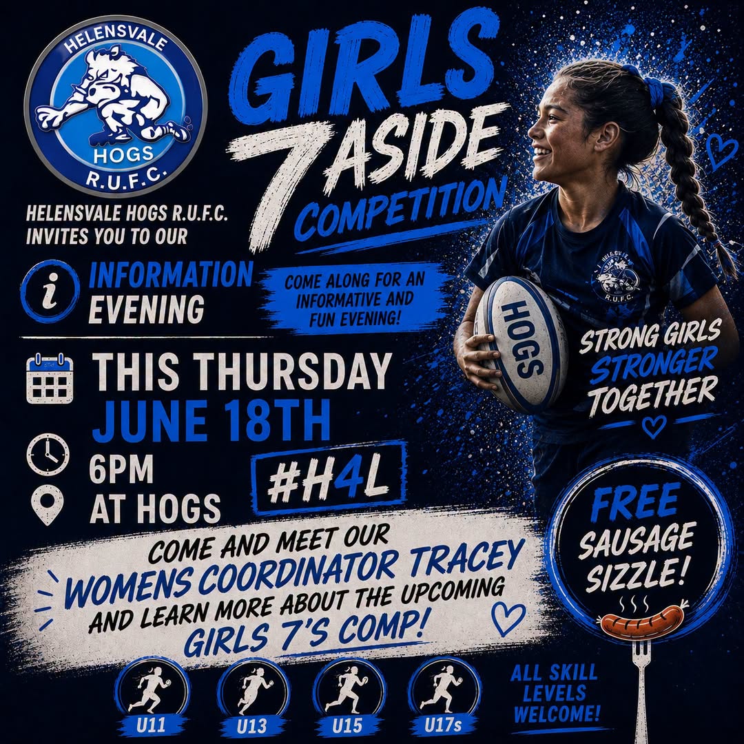 GIRLS 7s INFORMATION EVENING – JUNE 18TH