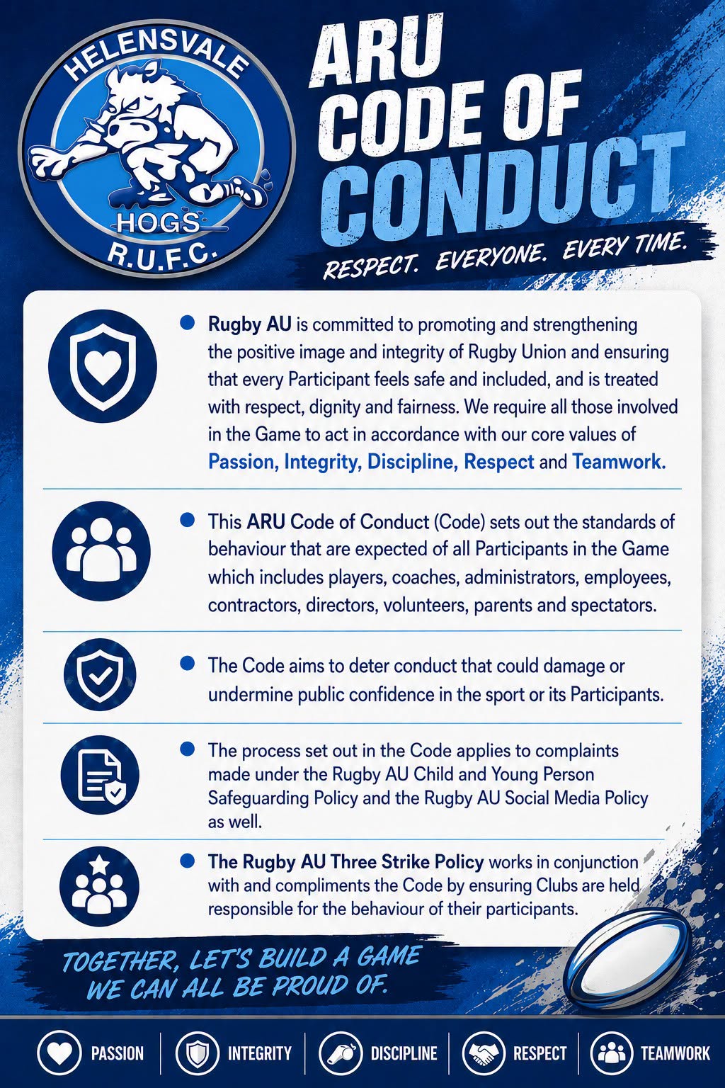HELENSVALE HOGS R.U.F.C. – ONE CLUB, ONE FAMILY