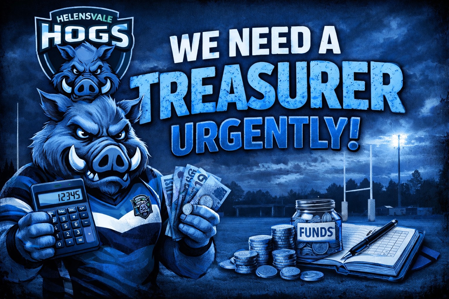 🚨 Treasurer Needed – Urgently 🚨